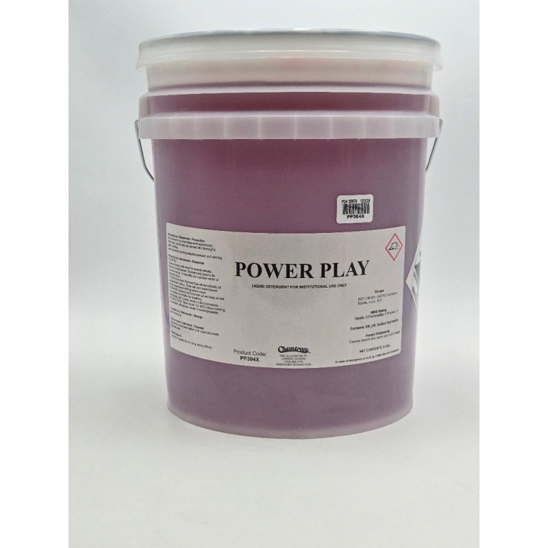 Power Play Premium Ware Wash Detergent  5 gallon